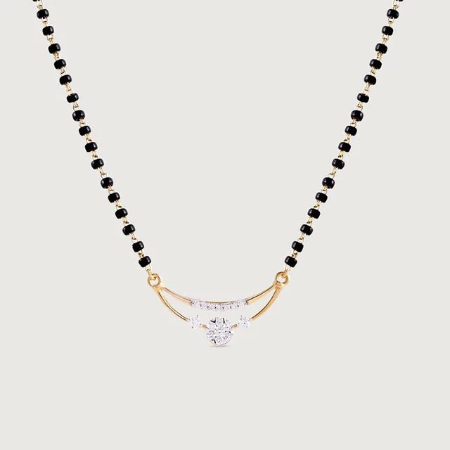Celestial Embrace Gold and Diamond Mangalsutra