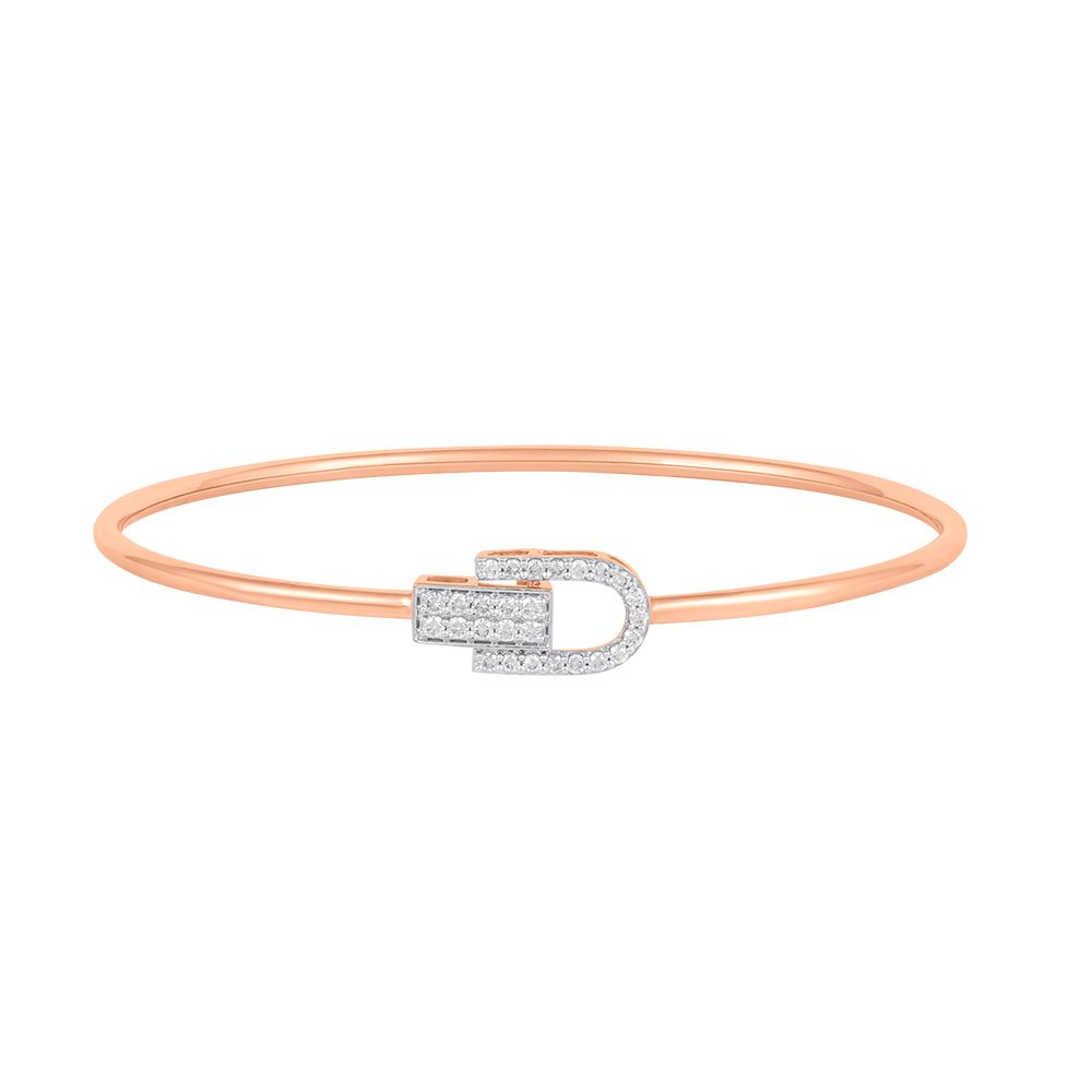 Stylish Prong Design Diamond Bracelet