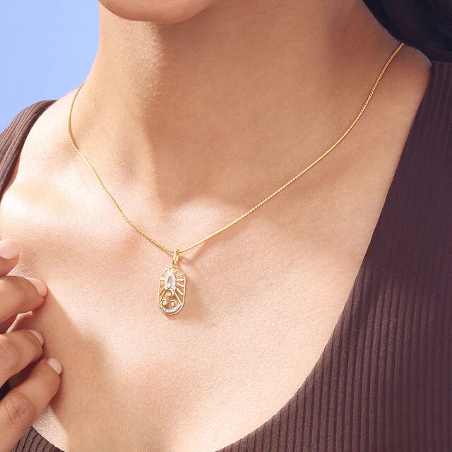Sacred Sohum Diamond Pendant