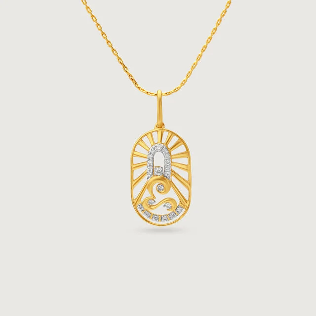 Sacred Sohum Diamond Pendant